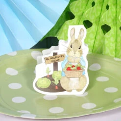 Peter Rabbit Party Table Decoration, Editable Digital Template