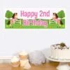 Playful Pony 2nd Birthday Small Banner, Editable Digital Template -Birthday Party Supplies 11282635 ce30 5757 a5e1 af771c7a7c3b 15834