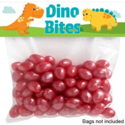Little Dinosaur Party Editable Treat Bag Topper, Editable Digital Template