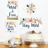 Boho Party Sign Cutout Decoration, Editable Digital Template -Birthday Party Supplies 13ce400b e034 5743 9edf 36f9de91c704 30154