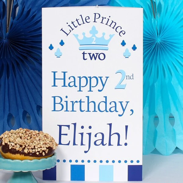 Little Prince 2nd Birthday Centerpiece, 10-inch, Editable Digital Template 3 Little Prince 2nd Birthday Centerpiece, 10-inch, Editable Digital Template