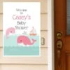 Little Whale Pink Baby Shower Welcome Sign, 8x10, 16x20, Editable Digital Template -Birthday Party Supplies 44e2b76d 0b1c 52c8 9832 dcf68735ef4d 70532