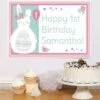 Little Bunny 1st Birthday Sign, 8x10, 16x20, Editable Digital Template -Birthday Party Supplies 45d37939 c3a5 5a5f a27b bf566ed2f545 88821