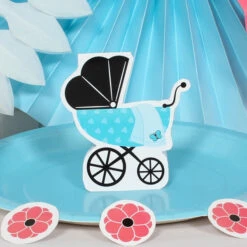 Little Butterfly Baby Shower Table Decoration, Editable Digital Template