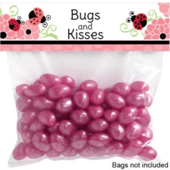 Little Ladybug Party Editable Treat Bag Topper, Editable Digital Template