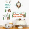 Wild Woodland 3rd Birthday Sign Cutout Decoration, Editable Digital Template -Birthday Party Supplies 4d98e69f 236d 597d 8374 8304180a67da 15620