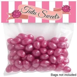 Ballerina Party Editable Treat Bag Topper, Editable Digital Template