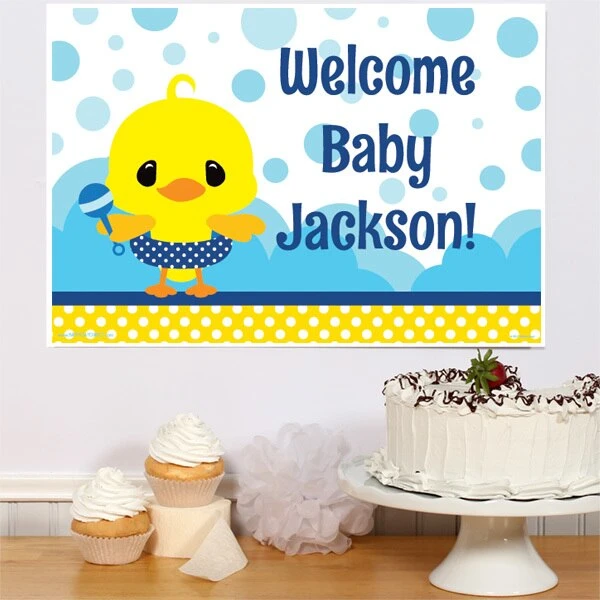 Little Ducky Baby Shower Sign, 8x10, 16x20, Editable Digital Template 3 Little Ducky Baby Shower Sign, 8x10, 16x20, Editable Digital Template