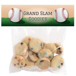 Baseball Party Editable Treat Bag Topper, Editable Digital Template