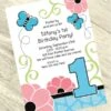 Little Butterfly 1st Birthday Invitation, 5x7-inch, Editable Digital Template -Birthday Party Supplies 507f8c36 9f16 5be3 85ca 01c258de950d 53203