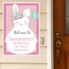 Little Bunny 1st Birthday Welcome Sign, 8x10, 16x20, Editable Digital Template -Birthday Party Supplies 572b0c92 2238 5028 9ae5 87559228f7d9 86040
