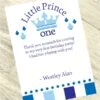 Little Prince 1st Birthday Thank You, 5x7-inch, Editable Digital Template 2 Little Prince 1st Birthday Thank You, 5x7-inch, Editable Digital Template -Birthday Party Supplies 57a11444 14f3 58ea ae05 e0ee4c6d5f22 05400