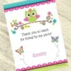 Little Owl Party Thank You, 5x7-inch, Editable Digital Template -Birthday Party Supplies 5c1d041e 2493 5487 9909 fec37ba92ec6 28966