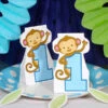 Little Monkey Blue 1st Birthday Table Decoration, Editable Digital Template -Birthday Party Supplies 5d738ae8 a280 571a 9b11 74994d33cf33 04205