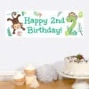 Little Monkey 2nd Birthday Small Banner, Editable Digital Template 1 Little Monkey 2nd Birthday Small Banner, Editable Digital Template -Birthday Party Supplies 6347f61d e819 5419 831d 20f627c0ec89 33840