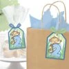 Little Monkey Blue 2nd Birthday Favor Tag, Editable Digital Template -Birthday Party Supplies 65ed1628 63d7 5996 a080 40b83b1ad9e9 82717