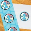 Little Butterfly 1st Birthday 2-in Circle, Editable Digital Template 1 Little Butterfly 1st Birthday 2-in Circle, Editable Digital Template -Birthday Party Supplies 66076 butterfly 1st value stickers 15040