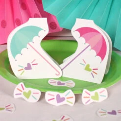 Sprinkle Baby Shower Table Decoration, Editable Digital Template