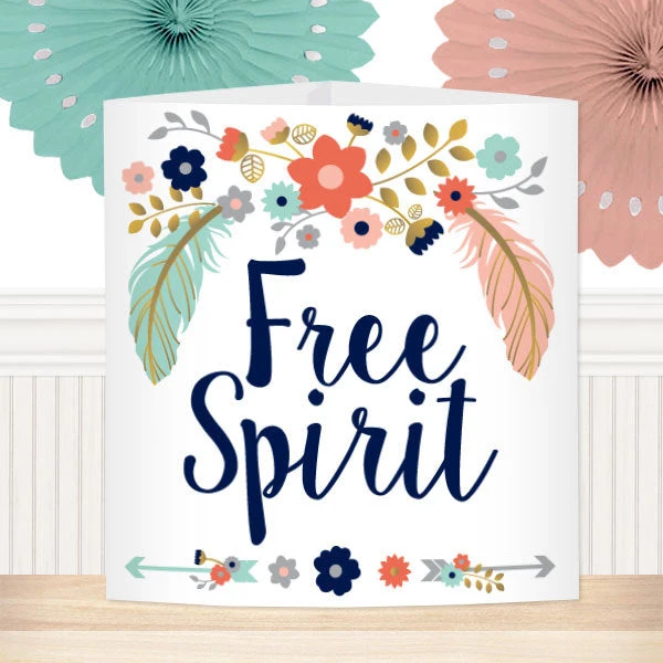 Boho Party Centerpiece, 6-inch, Editable Digital Template 3 Boho Party Centerpiece, 6-inch, Editable Digital Template