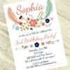 Boho 3rd Birthday Invitation, 5x7-inch, Editable Digital Template 2 Boho 3rd Birthday Invitation, 5x7-inch, Editable Digital Template -Birthday Party Supplies 8094025f f8ae 53c7 bf9f 57fd92374256 26807