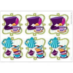 Mad Hatter Tea Party Decoration-Activity, Editable Digital Template