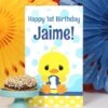 Little Ducky 1st Birthday Centerpiece, 10-inch, Editable Digital Template -Birthday Party Supplies 8bc71f57 6494 5b97 a764 1598f0f80bbb 79616