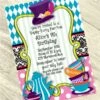 Mad Hatter Tea Party Invitation, 5x7-inch, Editable Digital Template, Instant Download -Birthday Party Supplies 90023b35 9d33 55e7 8c1d 8dd806f21611 26040