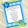 Little Turtle 1st Birthday Invitation, 5x7-inch, Editable Digital Template -Birthday Party Supplies 90b802b7 2526 525d ac4f e0e2fe54acd0 86109