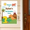 Little Dinosaur 2nd Birthday Welcome Sign, 8x10, 16x20, Editable Digital Template -Birthday Party Supplies 991cb257 85cd 5f57 8704 97a1fb337578 35641