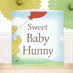 Little Honey Bee Baby Shower Centerpiece, 6-inch, Editable Digital Template