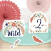 Boho 2nd Birthday Table Decoration, Editable Digital Template -Birthday Party Supplies a729c6cd ef65 5719 b527 495f906ff427 25542