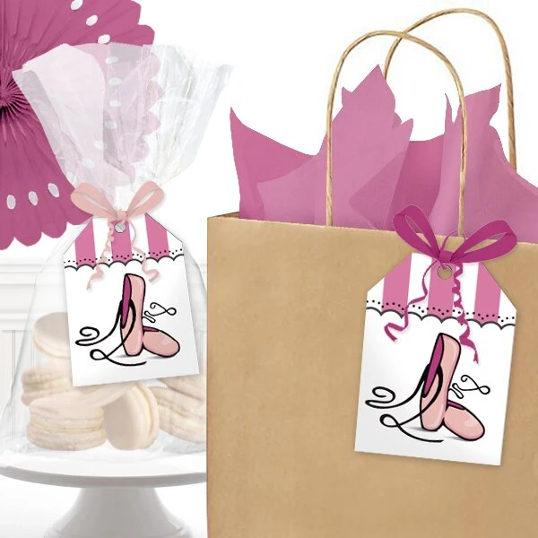 Ballerina Party Favor Tag, Editable Digital Template 3 Ballerina Party Favor Tag, Editable Digital Template