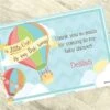 Hot Air Balloon Baby Shower Thank You, 5x7-inch, Editable Digital Template -Birthday Party Supplies bc355ff1 c835 512e 90e2 8fdb79fd8f15 42933