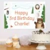 Wild Woodland 3rd Birthday Sign, 8x10, 16x20, Editable Digital Template -Birthday Party Supplies ccefe7b2 b46c 5b6e bcfa 144a9108124d 59680