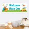 Little Dinosaur Baby Shower Small Banner, Editable Digital Template -Birthday Party Supplies cfcae20a 2188 5ea1 87fe 6d3e6ffd0e35 39280