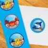 Shark Friends Party 2-in Circle, Editable Digital Template -Birthday Party Supplies d10b6a52 3b48 5034 957d e4da48326b82 29995