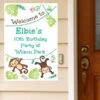 Little Monkey Party Welcome Sign, 8x10, 16x20, Editable Digital Template -Birthday Party Supplies d1c9242e 1165 5603 bbec 4db9150cd8f0 93650