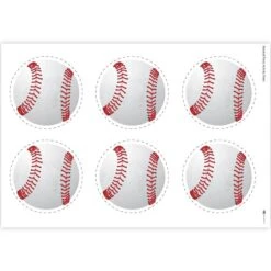 Baseball Party Decoration-Activity, Editable Digital Template