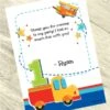 All Aboard 1st Birthday Thank You, 5x7-inch, Editable Digital Template 2 All Aboard 1st Birthday Thank You, 5x7-inch, Editable Digital Template -Birthday Party Supplies de3c2be5 964a 5732 88c6 b3f3fd34b0a3 45462