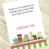 ABC Party Thank You, 5x7-inch, Editable Digital Template -Birthday Party Supplies e0a3d480 a6ea 5efb a9f3 b29c70f53c31 85148
