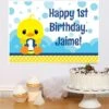Little Ducky 1st Birthday Sign, 8x10, 16x20, Editable Digital Template -Birthday Party Supplies e43ff721 cac0 5db5 adc0 11986e067b02 33794