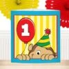 Monkey Cute 1st Birthday Centerpiece, 6-inch, Editable Digital Template -Birthday Party Supplies e8f7cee7 ecbb 5fe9 95dd ca38243b0530 97016