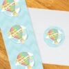 Hot Air Balloon Baby Shower 2-in Circle, Editable Digital Template -Birthday Party Supplies f1202c04 9cfd 5b9f ae9e efbf465628a6 67425