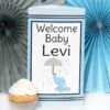 Elephant Blue Baby Shower Centerpiece, 10-inch, Editable Digital Template -Birthday Party Supplies f63622c1 a003 523d 8e41 cd8c300dac1f 76188
