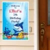 Shark Friends Party Welcome Sign, 8x10, 16x20, Editable Digital Template -Birthday Party Supplies f801c515 45f8 5c56 96f1 8395d113a18b 34306