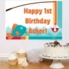 Little Fish 1st Birthday Sign, 8x10, 16x20, Editable Digital Template -Birthday Party Supplies fed6cad3 91b5 56a9 aa70 b4993ebc3d71 49572